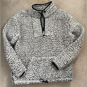 VS PINK Sherpa Quarter Zip Sweatshirt